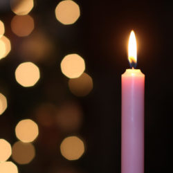 Third Sunday of Advent The third Sunday in Advent sees the lighting of the rose candle. Photo by Kathleen Barry, United Methodist Communications.