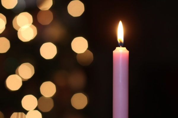 Third Sunday of Advent The third Sunday in Advent sees the lighting of the rose candle. Photo by Kathleen Barry, United Methodist Communications.