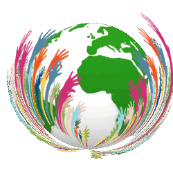 globe and hands globe and hands