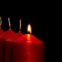 Advent 1 Candles