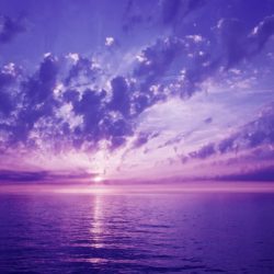 purple sunset