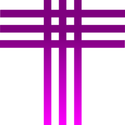 Lent purple cross Lent purple cross